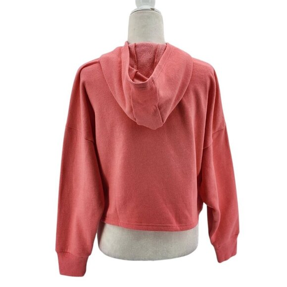 NWT Under Armour Loose Semi-Crop Pink Hoodie Sweatshirt Womens Small - Picture 6 of 10